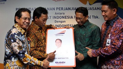 Sinergi BUMN, KAI Gandeng BRI