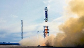 Nama roket ini terinsipirasi dari Alan Shepard, astronaut NASA yang menjadi orang Amerika pertama yang terbang ke luar angkasa pada tahun 1961. Foto: Blue Origin