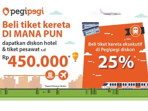 Beli Tiket Kereta di KAI Travel Fair, Dapat Diskon Hotel dan Pesawat