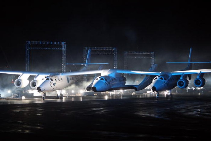 Pesawat Virgin Galactic. Foto: istimewa Pesawat Virgin Galactic. Foto: istimewa