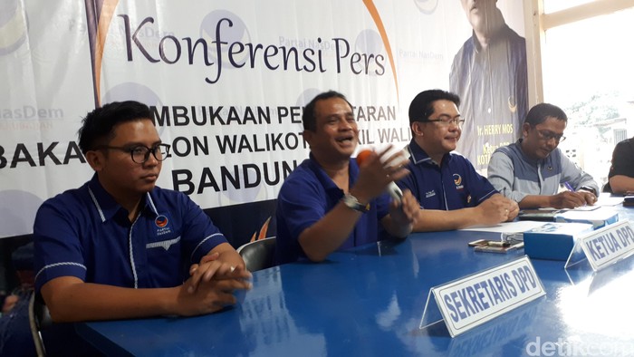 Buka Penjaringan Cawalkot Bandung, NasDem Tak Pungut Mahar