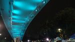 Foto: Kerlap-kerlip Simpang Susun Semanggi Jelang Open Traffic