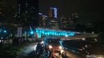 Foto: Kerlap-kerlip Simpang Susun Semanggi Jelang Open Traffic