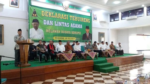 Tokoh Lintas Agama Jatim Deklarasi Dukungan ke KPK