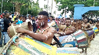 Sebanyak 18 kelompok ini mengawali parade dari Pantai Waisai Torang Cinta. Selanjutnya mereka berkeliling kota Waisai dengan rute sekitar 5 kilometer (Jabbar/detikTravel)
