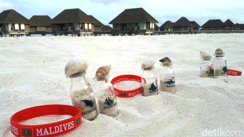 Foto: Botol pasir Maldives (Afif/detikTravel) Foto: Botol pasir Maldives (Afif/detikTravel)