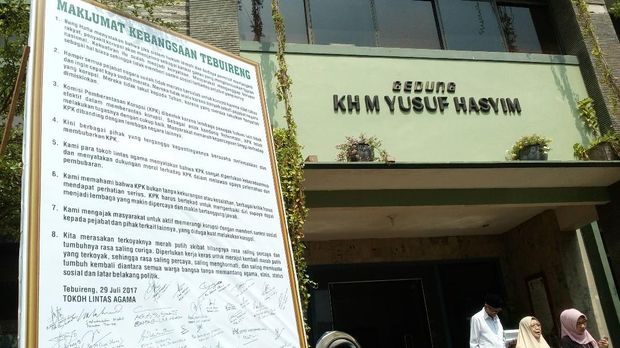 Tokoh Lintas Agama Jatim Deklarasi Dukungan ke KPK