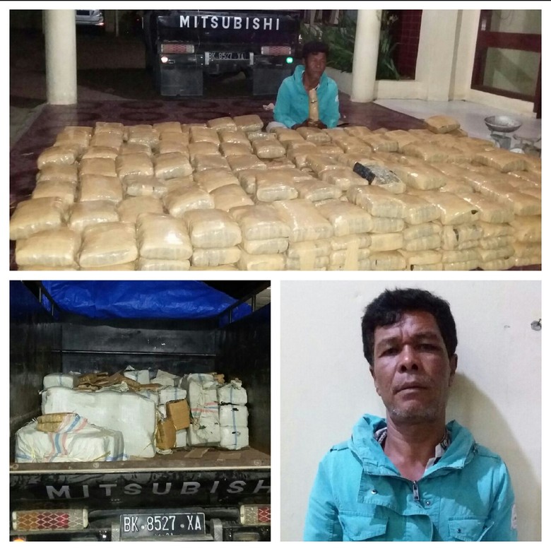 Angkut Ganja 480 Kg, Petani di Aceh Ditangkap Angkut Ganja 480 Kg, Petani di Aceh Ditangkap