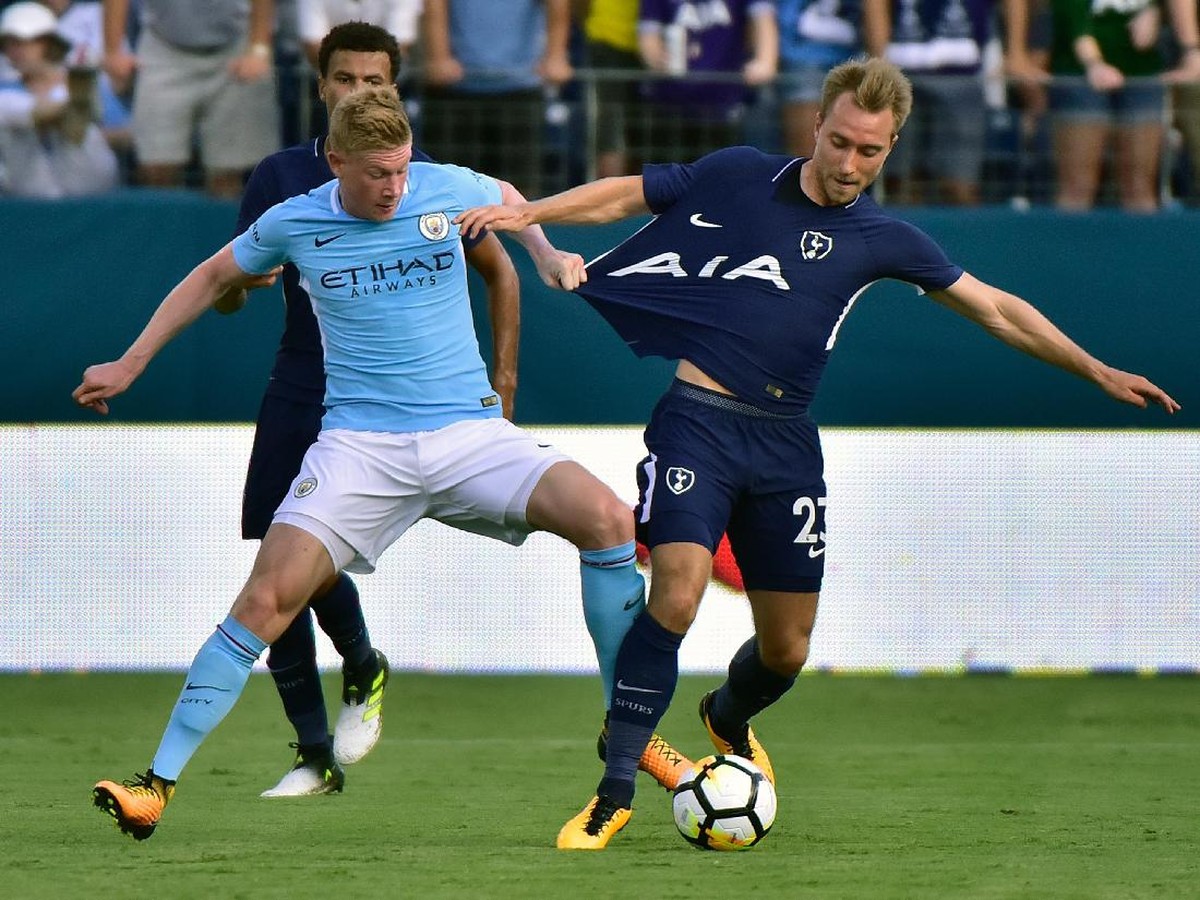 Manchester City menang telak 3-0 atas Tottenham Hotspur (Frederick Breedon/Getty Images)