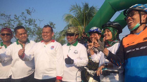 Gowes Pesona Nusantara Juga Sambangi Lampung Timur