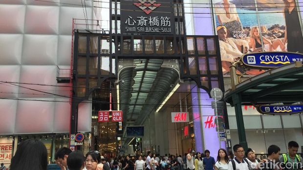 Inilah Shinsaibashi, surga belanja di Osaka (Dadan/detikTravel)