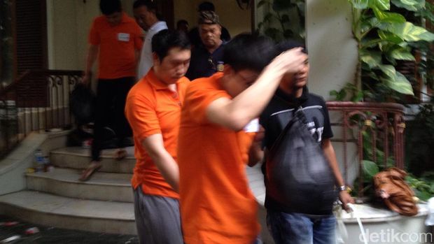 Tersangka WNA penipu siber dibawa ke Mapolda Metro