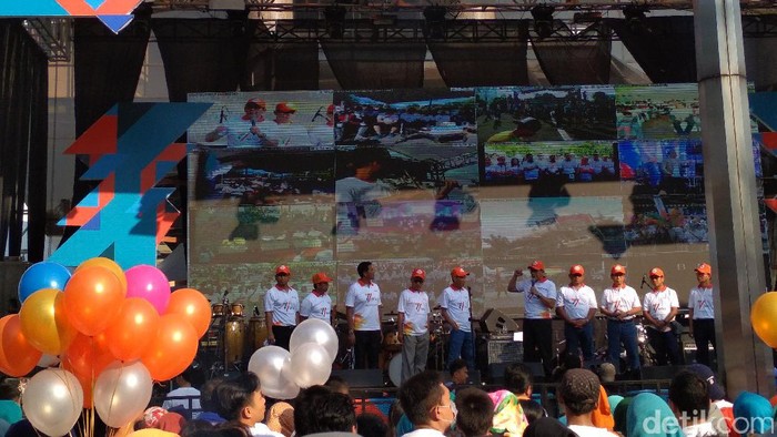 Rayakan Ultah ke-71, Ribuan Karyawan BNI Turun ke Jalan