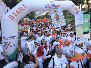 Rayakan HUT Ke-71, BNI Gelar Street Festival