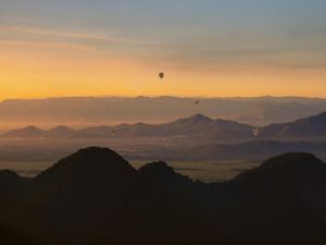 Bukan Cappadocia, Ini Balon Terbang dari Bukit Cumbri