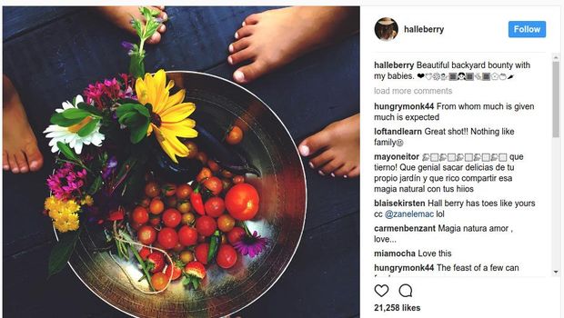 Halle Berry sudah rutin mengadopsi pola makan sehat sejak usia muda