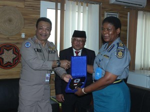 Dubes RI Kunjungi Pasukan FPU Indonesia di Sudan