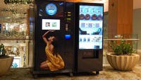 Mesin mewah berbasis di Los Angeles ini menyediakan kaviar berkualitas. Harganya bisa mencapai $500 (Rp 6,6 juta). Jadi vending machine menerima kartu kredit. (Foto: Istimewa)
