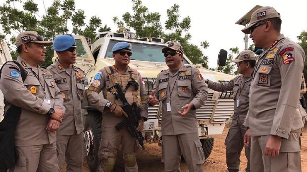 Dubes RI Kunjungi Pasukan FPU Indonesia di Sudan