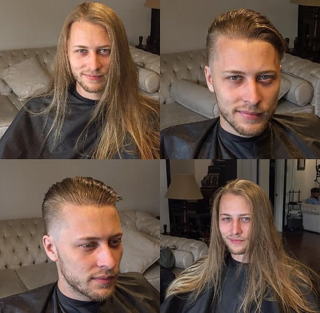 Duh, pria ini jadi makin manis dengan rambut yang cepak. Foto: dok. Instagram