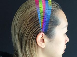 Unik, Warna Rambut Ini Buat Ilusi Seperti Pakai Bando