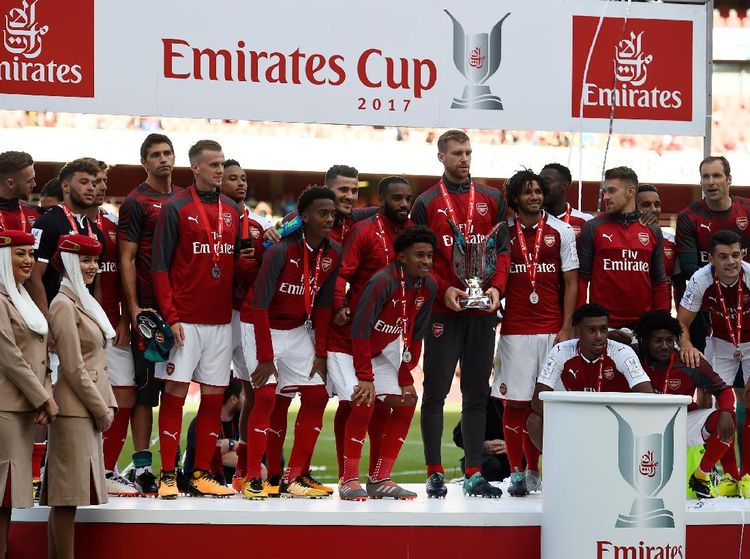 Foto: Momen-Momen Arsenal Juarai Emirates Cup