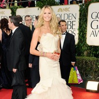 Elle Macpherson arrives at the 69th Annual Golden Globe Awards held at the Beverly Hilton Hotel on January 15, 2012 in Beverly Hills, California.  (Photo by Frazer Harrison/Getty Images)