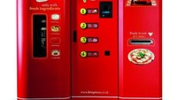 Tidak perlu repot ke restoran. Karena vending machine ini menyediakan pizza dengan topping pilihan dalam waktu kurang dari 3 menit!  (Foto: Istimewa)