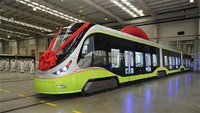 Trem tersebut diproduksi di Qingdao, Provinsi Shandong. Istimewa/VCG.