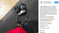 Dalam salah satu caption foto di instagram, ia menuliskan, The rule of boxing: no matter how hard you get hit, no matter how many times you get knocked down, you will not lose unless you stay down. & thats exactly how I live my life. No matter how many setbacks I have, no matter what tries to get in my way, I make sure to get back up each and every time. Thats how you win. (instagram @jessicaemilyquinn)