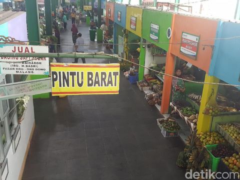 Pedagang tempati Pasar Oro-Oro Dowo/