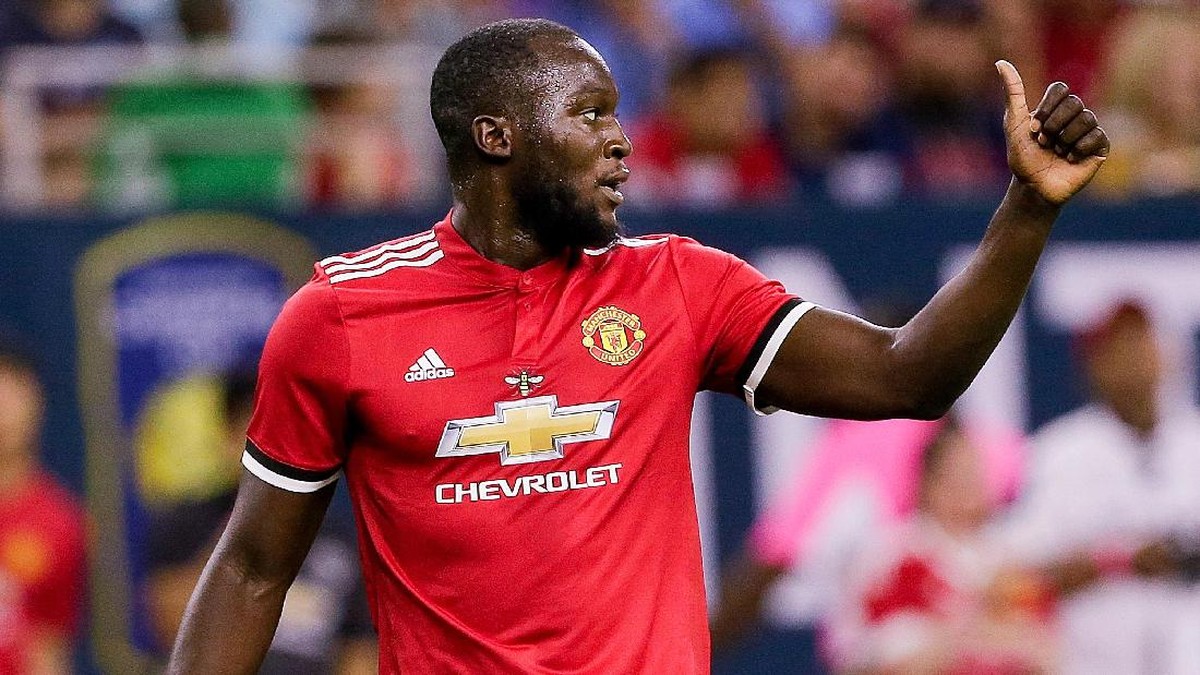 Romelu Lukaku di pramusim MU (Foto: Bob Levey/Getty Images)
