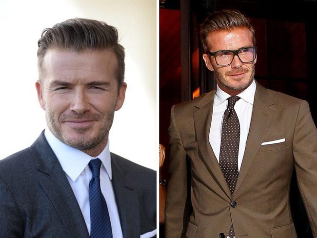 David Beckham pun terlihat lebih oke ketika pakai kacamata. Foto: Getty Images