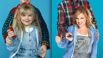 Adik dan kakak yang selalu ceria. Foto: istimewa