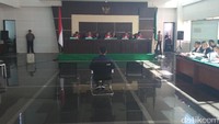 Ucok Edison Marpaung, saksi yang dihadirkan jaksa, menyebut video pidato Basuki Tjahaja Purnama (Ahok) tidak menjadi masalah sebelum postingan Buni Yani di Facebook. Foto: Dony Indra/detikcom