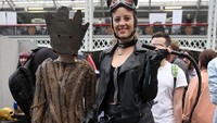 Comic Con ini dipenuhi oleh para fans, mereka bisa mengekspresikan impian menjadi tokoh pujaan. Foto: Danny E. Martindale/Getty Images