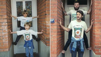 Mengulang lagi foto di depan rumah. Foto: istimewa