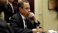 Kepala Staf Gedung Putih Reince Priebus dipecat Trump pada 27 Juli 2017. Priebus dipecat setelah dituding sebagai pembocor kepada media. REUTERS/Joshua Roberts/File Photo
