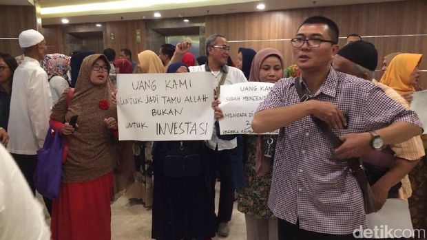 200-an Jemaah First Travel Gelar Aksi Damai, Minta Negara Bertindak