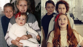 Tiga saudari tetap rukun. Foto: istimewa