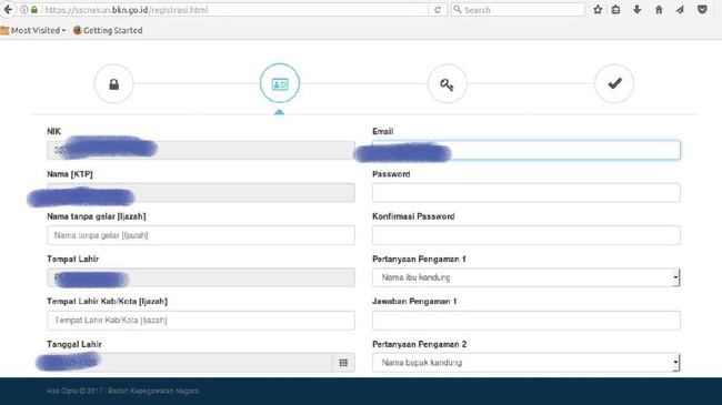 Tutorial Daftar Online CPNS 2017