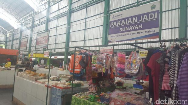 Pedagang tempati Pasar Oro-Oro Dowo/