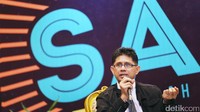 Wakil Ketua KPK RI, Laode M Syarif, memaparkan pandangannya.