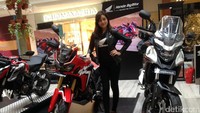Aneka moge dipamerkan diler motor Honda Wahana di Pondok Indah Mall Jakarta Selatan. Foto: Wahana Foto: Wahana