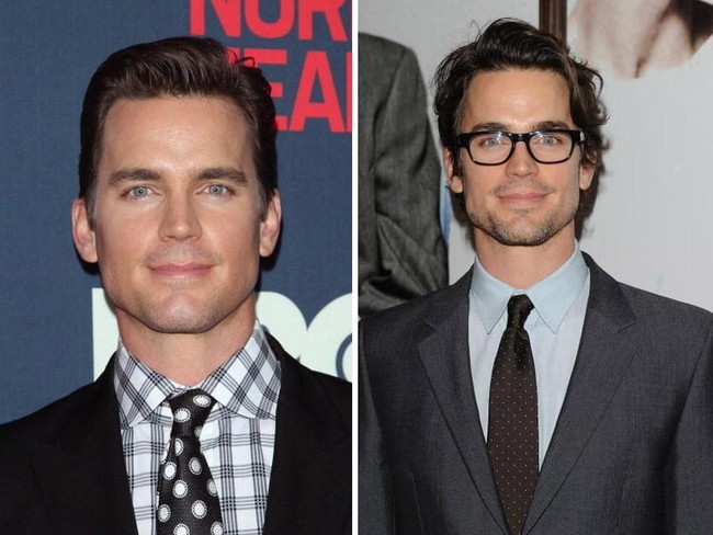 Dengan janggut plus kacamata, Matt Bomer jadi makin hot. Foto: Getty Images