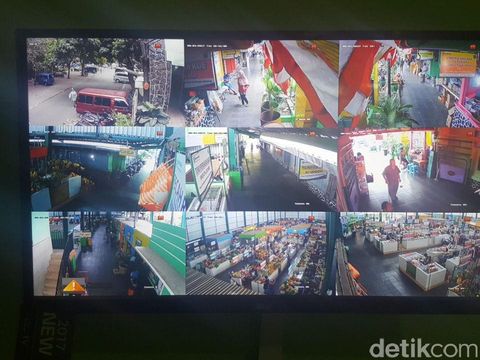 Pasar Oro-Oro Dowo dilengkapi CCTV/