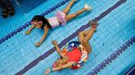 Foto: Di Taiwan, Anak-anak Bisa Berenang di Dalam Gerbong MRT