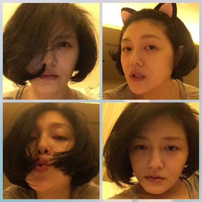 Shan Cai Meteor Garden ini memang tergolong sering selfie tanpa makeup. Ia pun tak ragu menunjukkan berbagai pose. Foto: Instagram Barbie Hsu
