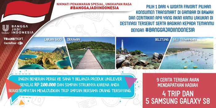 Transmart Carrefour & Unilever Gaungkan #BanggaJadiIndonesia