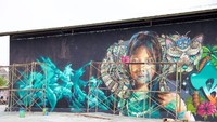 Tropica Festival 2017 menghadirkan 45 seniman grafiti dan mural.  Foto: Istimewa